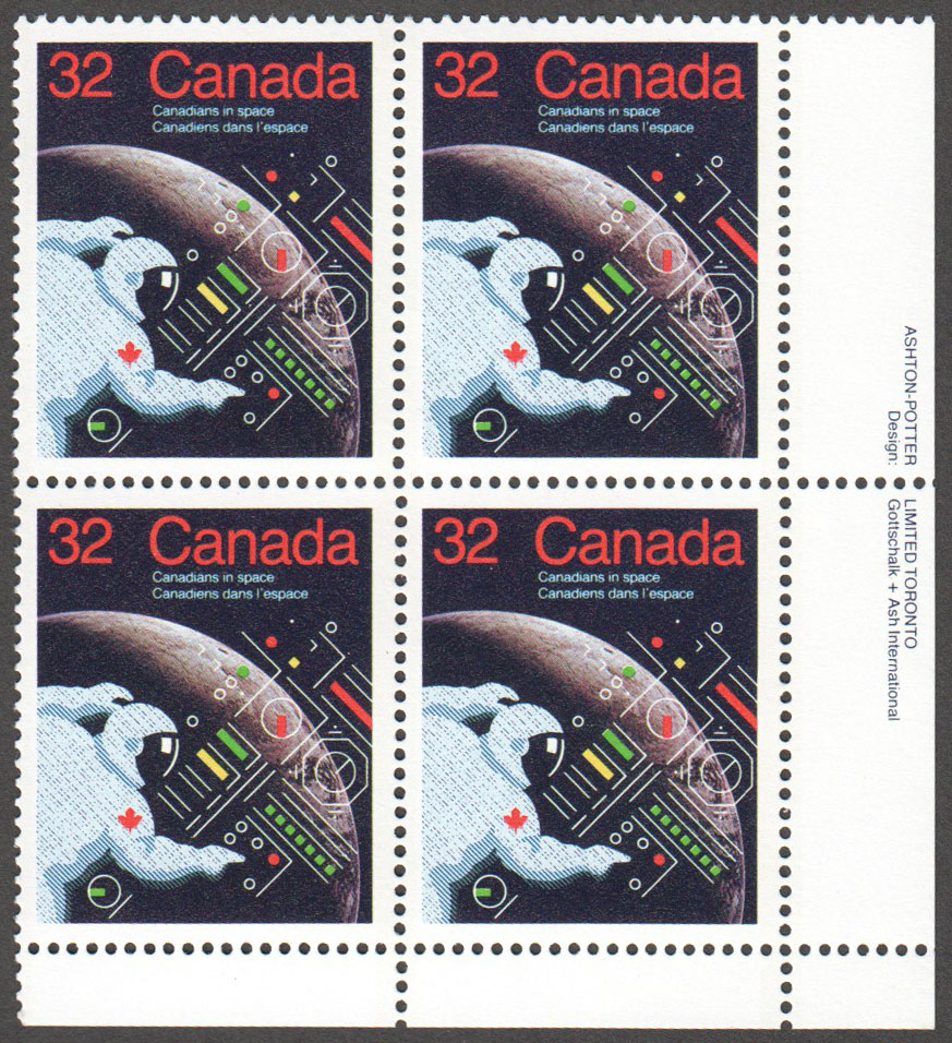 Canada Scott 1046 MNH PB LR (A10-5) - Click Image to Close